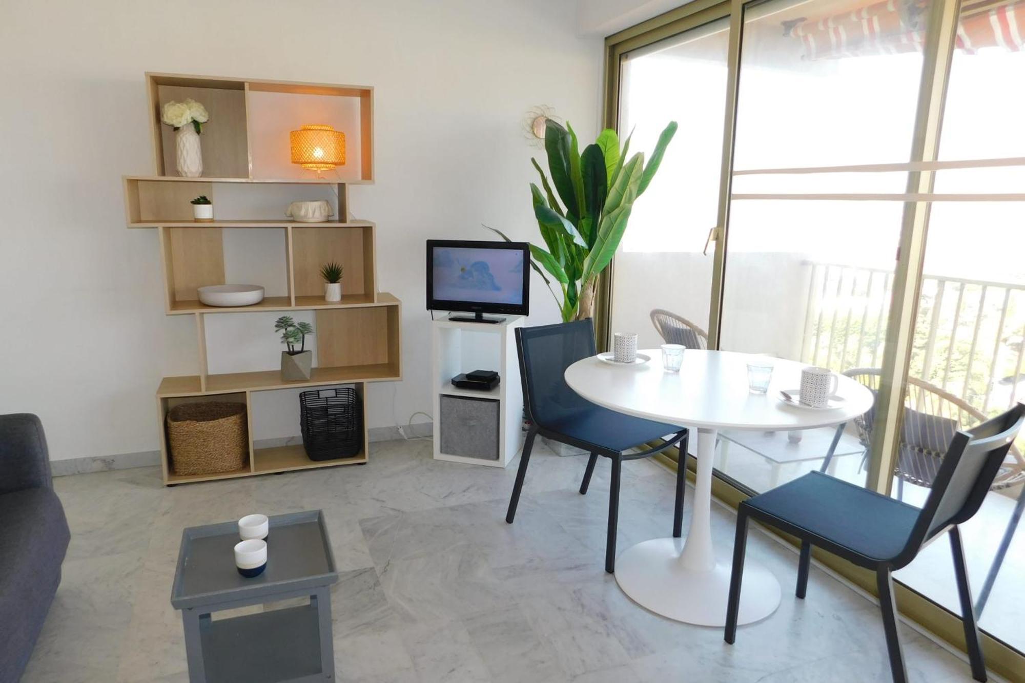 Charming T2 Eden Park With Swimming Pool Private Parking Apartment Juan-les-Pins Exterior foto