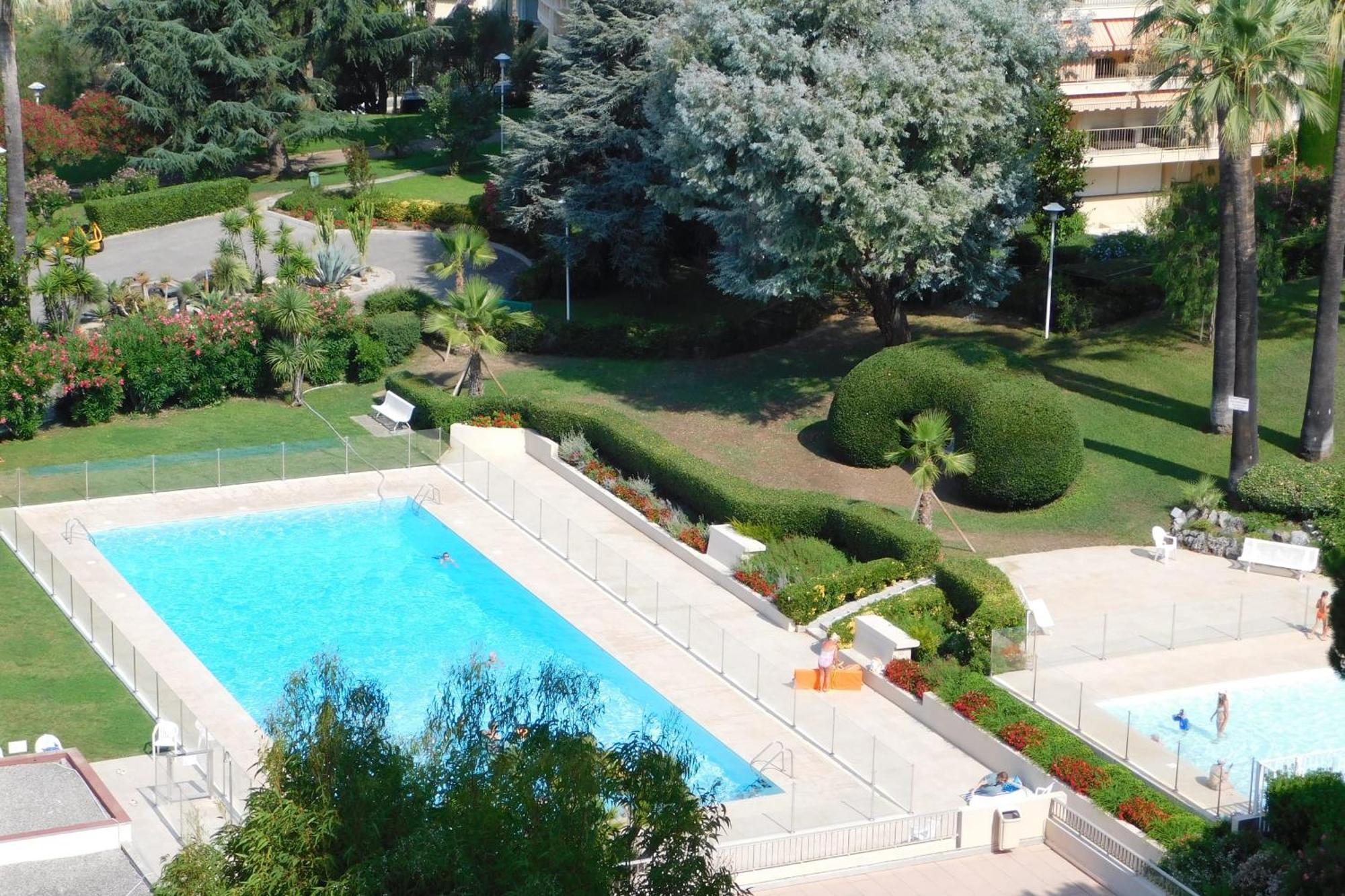 Charming T2 Eden Park With Swimming Pool Private Parking Apartment Juan-les-Pins Exterior foto